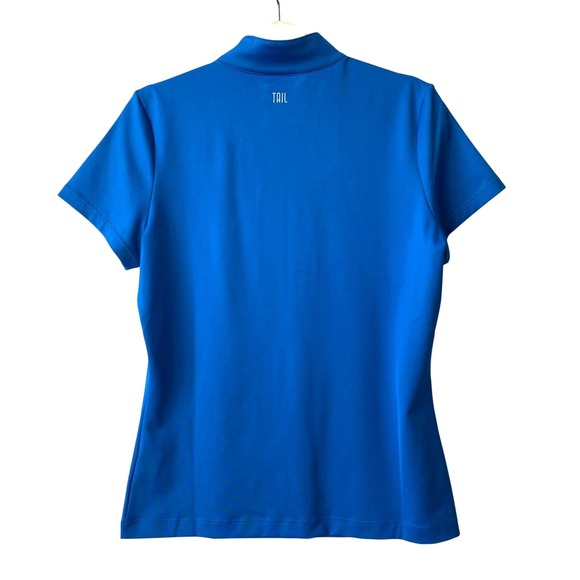 Tail 1/4 Zip Golf Polo Shirt Women S Blue Pleated Pickleball Sportswear Athletic - Picture 2 of 10